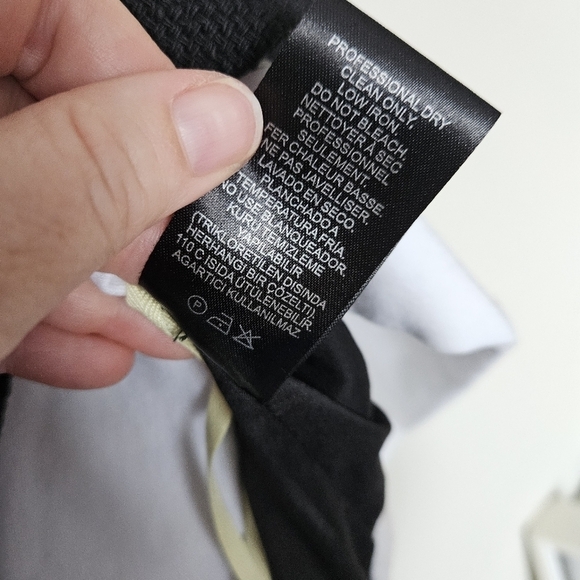 Tibi Revolve Basket Weave black white green dress size 8 - Picture 8 of 12